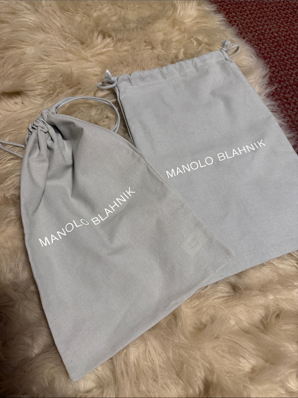 Manolo Blahnik Dust Bags - Set of Two
